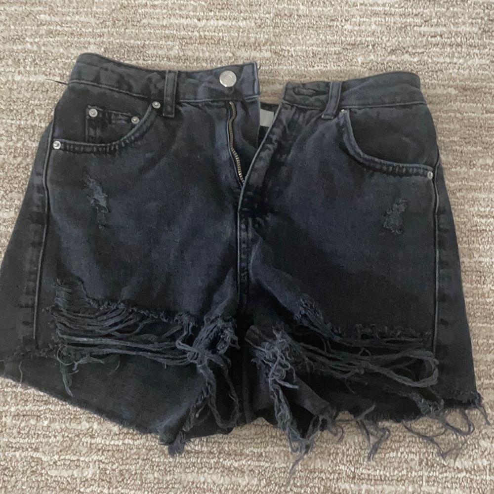 Topshop Moto Mom Short